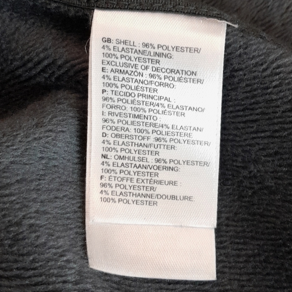 The North Face Hooded Sweatshirt Slacker Full Zip Size Large Gray Fleece Lined - Picture 12 of 14